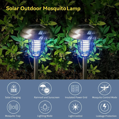 Solar Waterproof Outdoor Mosquito Repellent Light