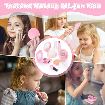 Realistic Pretend Play Fashion Handbag – Kids Makeup & Shopping Toy Set