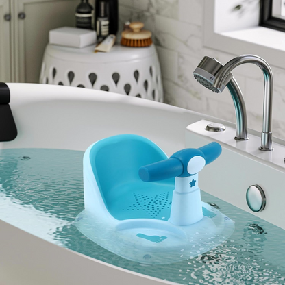 Baby Bath Support Seat – Non-Slip Newborn Bathtub Stool