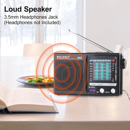 Portable Digital Display Radio – Compact & Clear Sound Anywhere