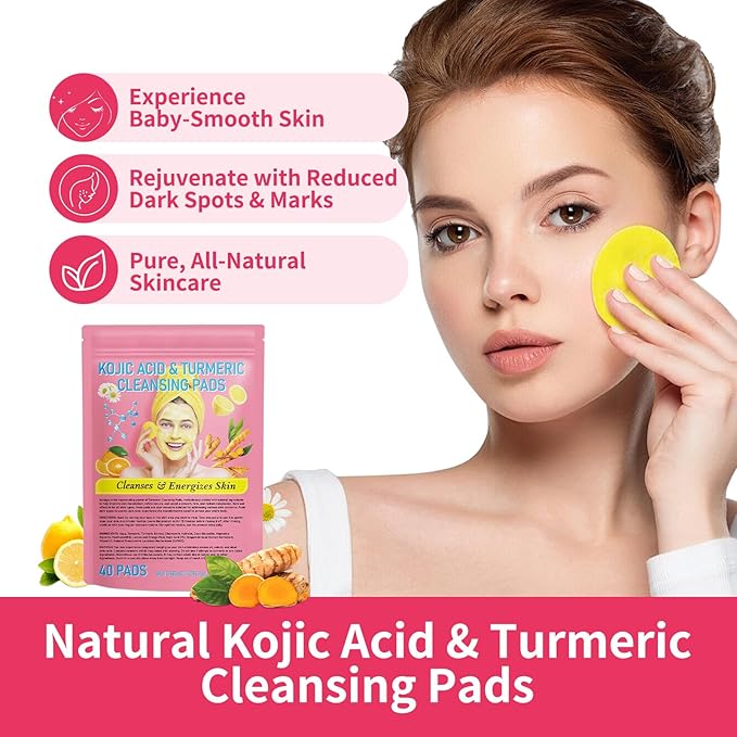 Exfoliating Turmeric Kojic Acid Pads