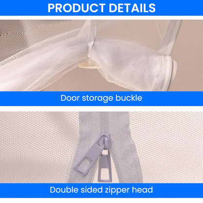 Adult Mosquito Net Bed Tent - Bedroom Decor with Frame