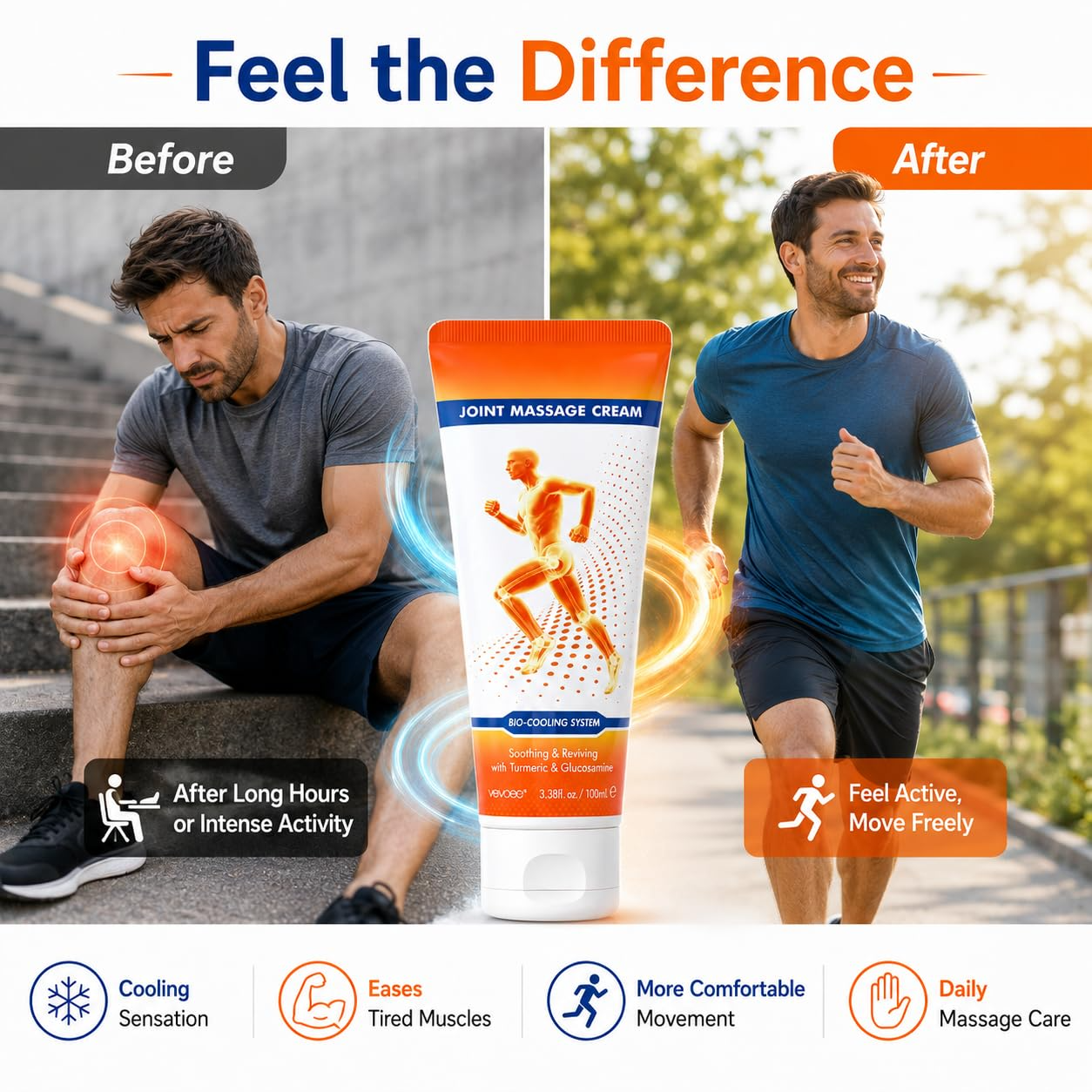 Joint Care Massage Cream – Gentle Moisturizing Cream