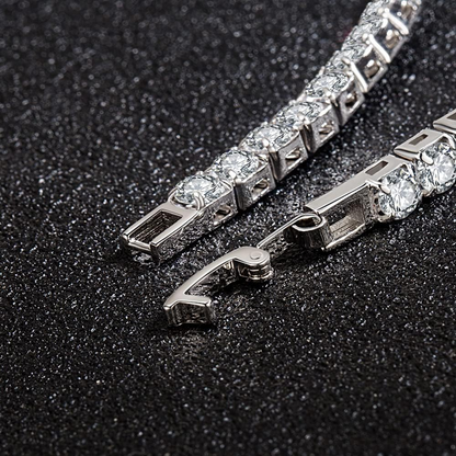 Iced Tennis Bracelet – Hip Hop Zircon Crystal Chain Wristband
