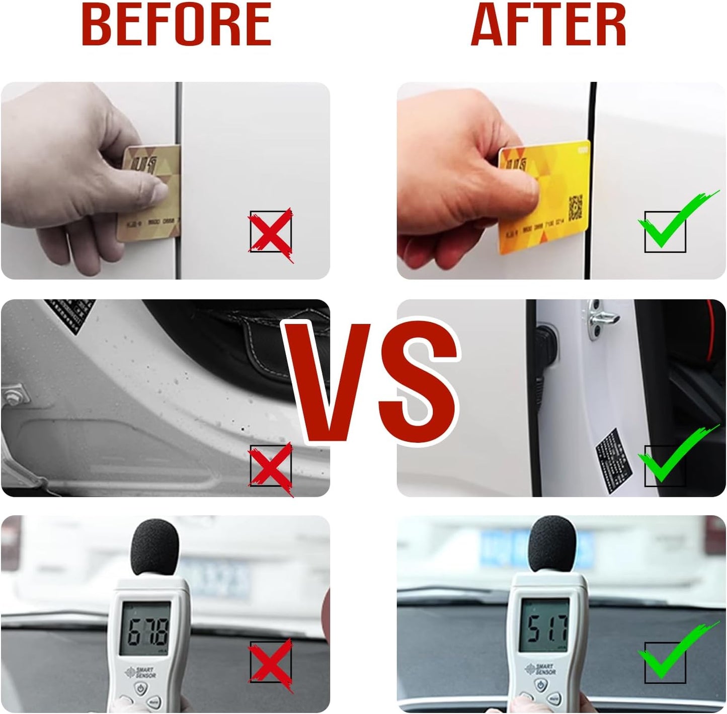8m Soundproofing Car Sealing Tape – Quiet, Comfortable & Protected