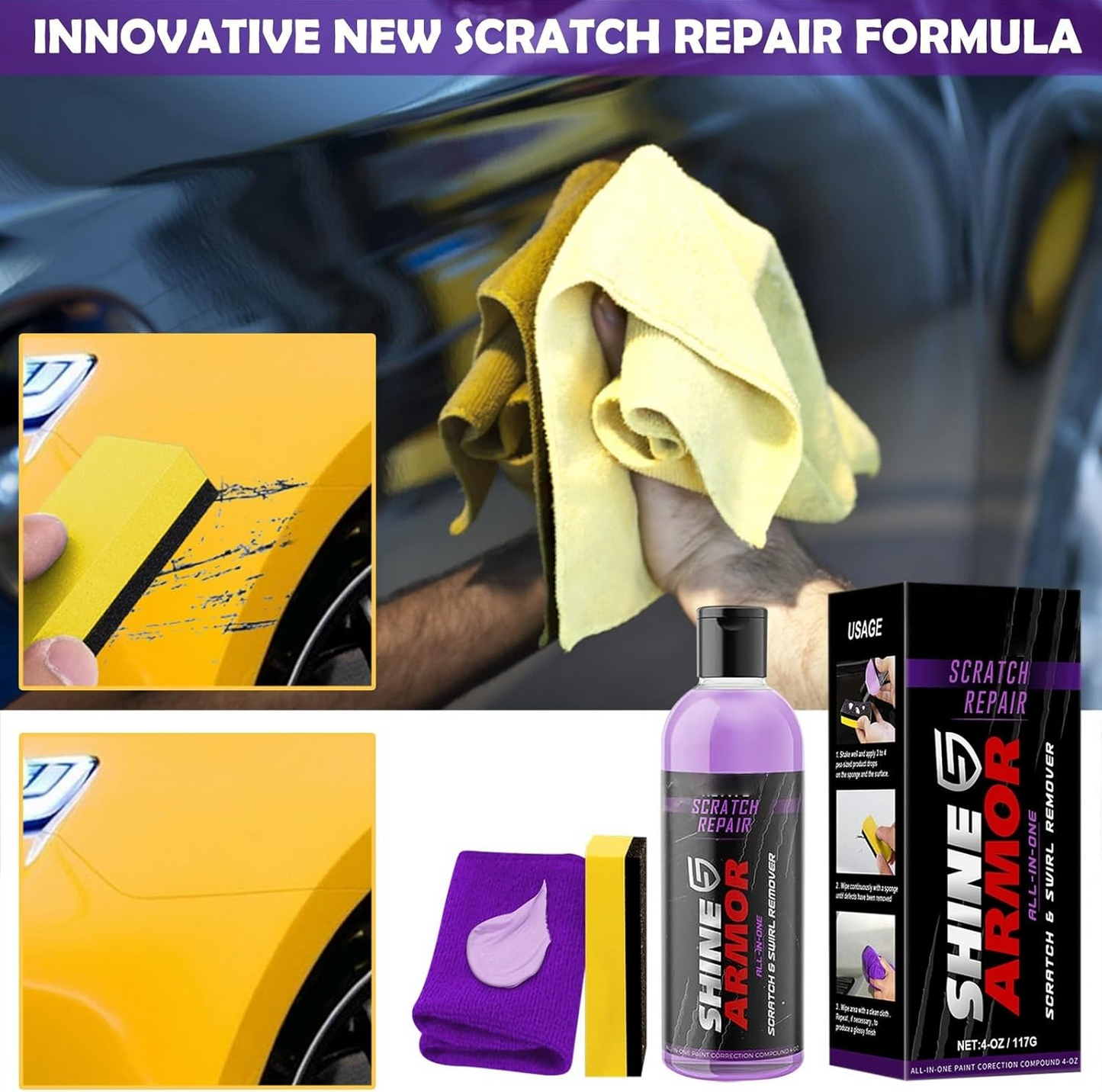 Car Scratch Remover – Paint Repair & Polishing Refurbishment Cream