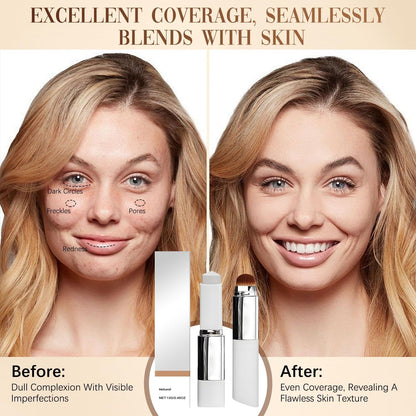2-in-1 Color Changing Foundation Stick – Moisturizing Concealer Makeup Cream