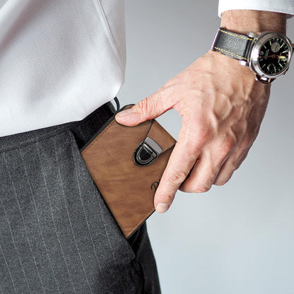 Stay Organized in Style — Men’s Long Capacity Wallet