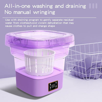 Mini Portable Washing Machine — Clean Clothes Anywhere