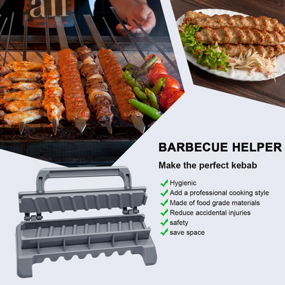 BBQ Skewer Maker Tool – Easy Kebab Filling & Skewering Applicator
