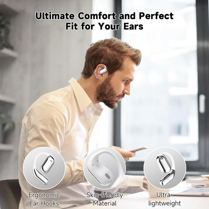 Wireless Bluetooth 5.3 Sports Earphones – Waterproof Over-Ear Stereo Earbuds with Mic