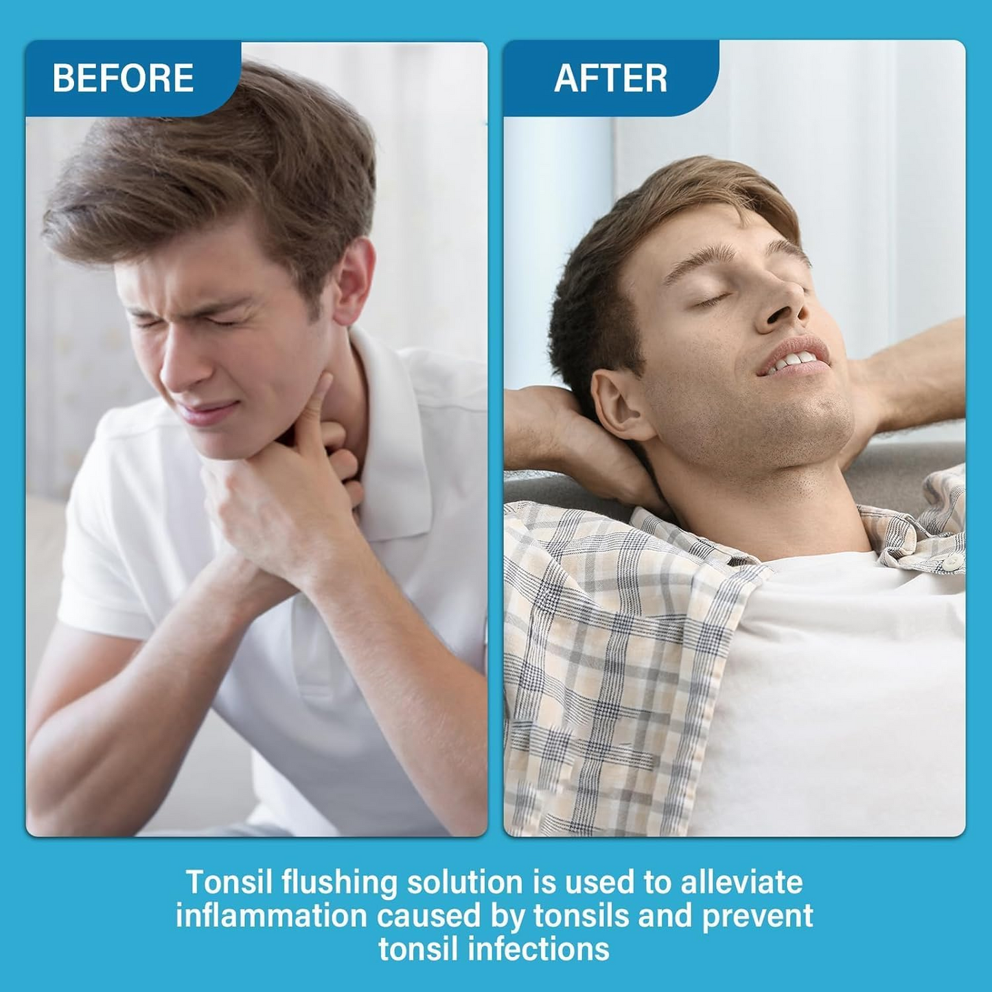 Tonsil Stone Mouthwash – Mint Oral Rinse for Fresh Breath Care