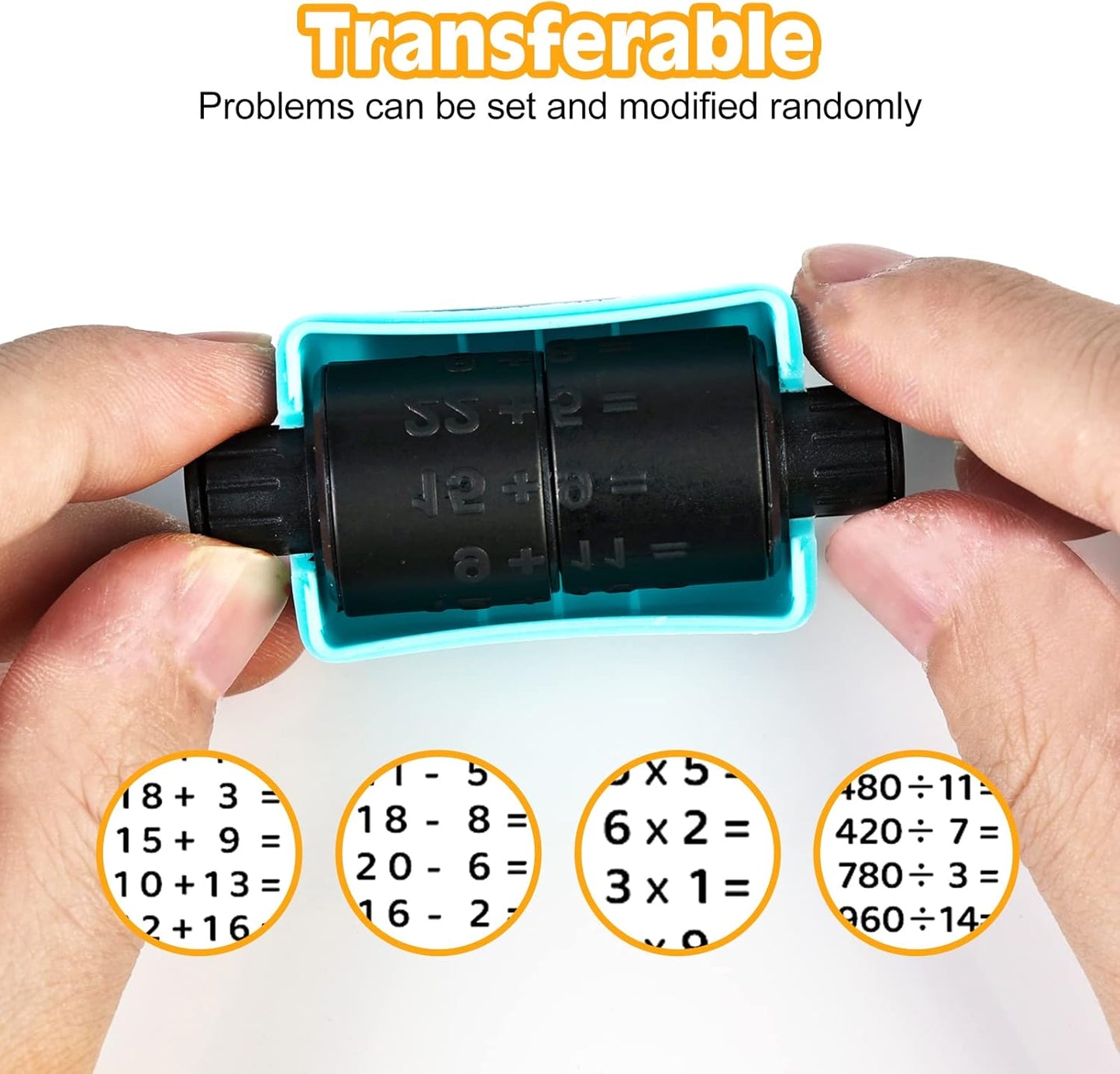 Roller Number Stamp Tool Fun Way to Learn & Practice Math
