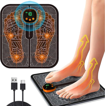 EMS Foot Massager | 8 Modes for Muscle Relaxation & Circulation
