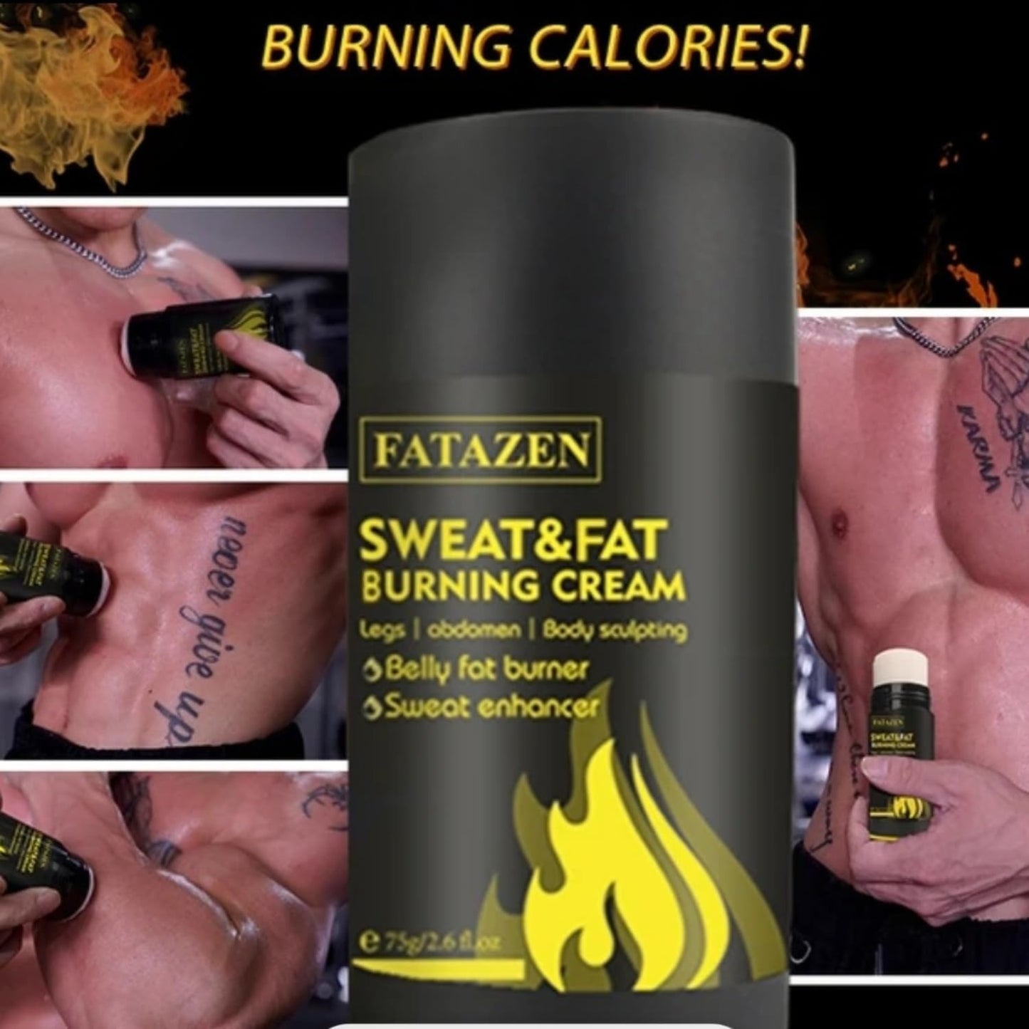 Sweat Gel Stick Hot Slimming Cream – Workout-Activated Fat Burning Enhancer