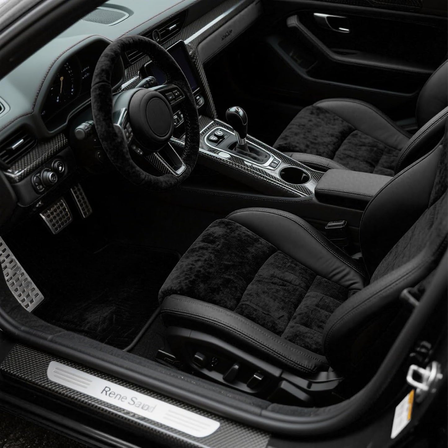 Self-Adhesive Suede Material – Alcantara Style for Cars
