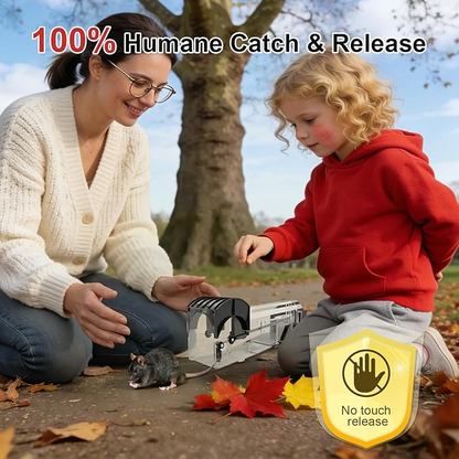 Smart Mouse Trap – Transparent, Safe & Reusable Rodent Catcher