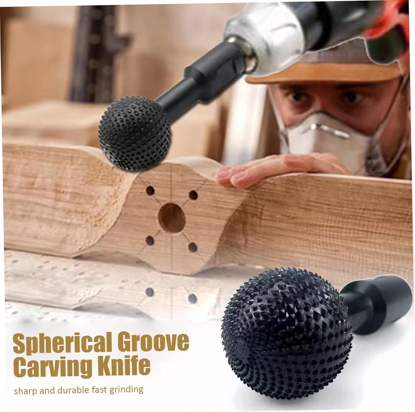 Wood Carving Ball Gouge Set – Precision Grinding & Polishing Tool