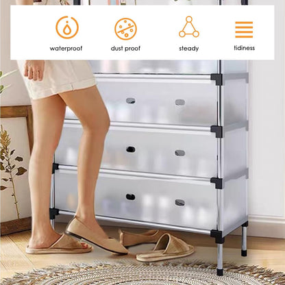 Multi-Layer Storage Shoe Rack - Space-Saving Dustproof