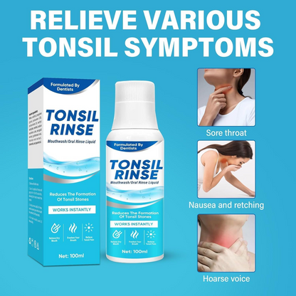 Tonsil Stone Mouthwash – Mint Oral Rinse for Fresh Breath Care