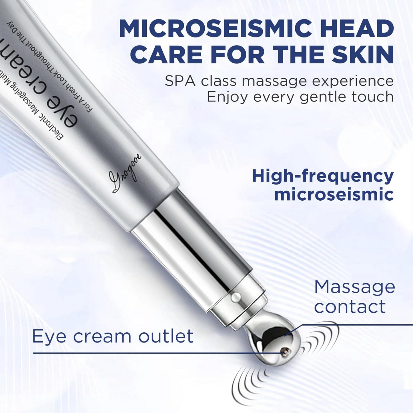 Organic Electronic Massage Eye Cream – Anti Aging, Wrinkle Repair & Dark Circle Treatment