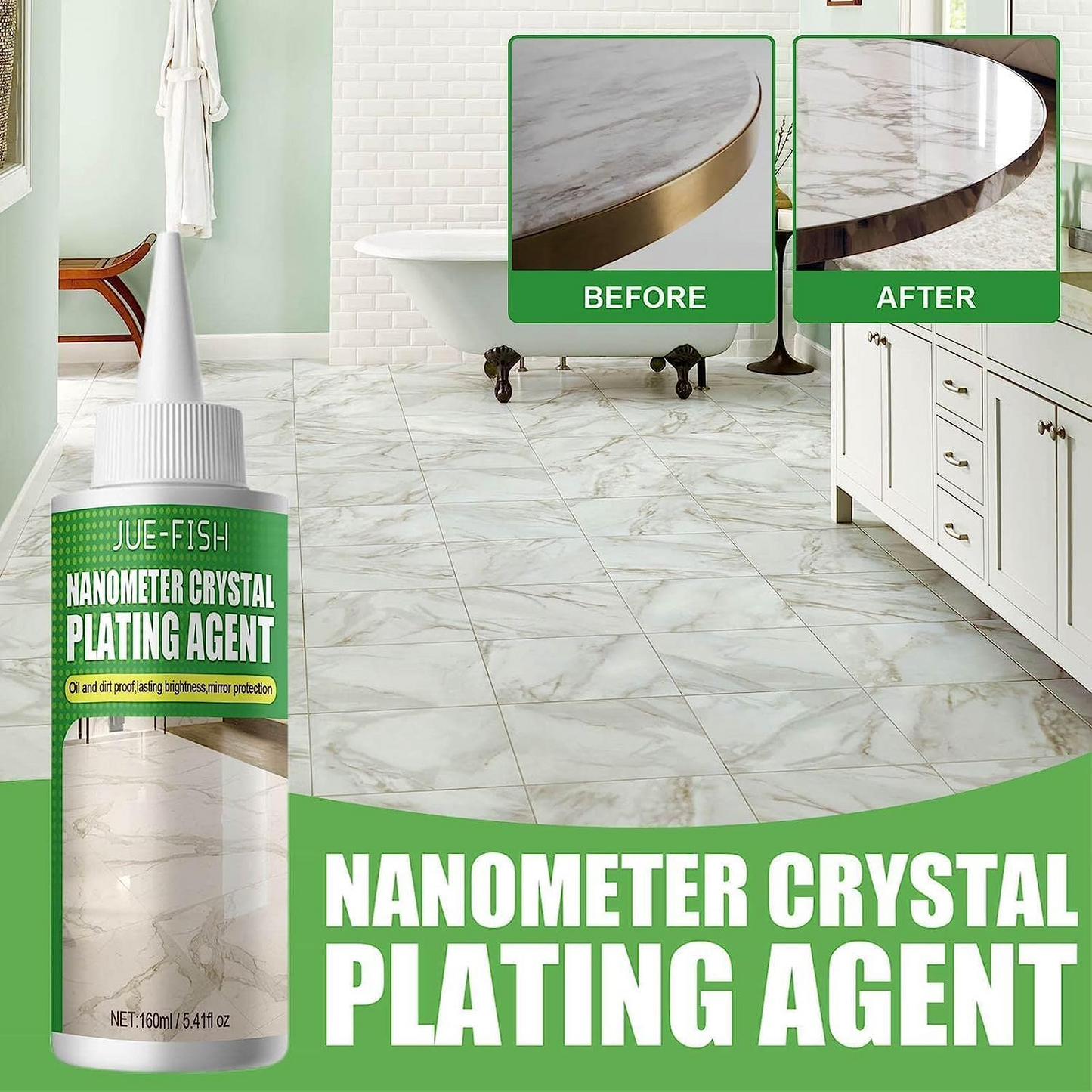 Nano Marble & Floor Polish – Scratch Repair & Surface Refurbishment Agent (50ml)