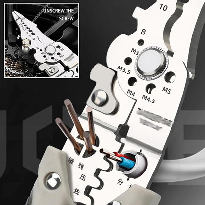 3-in-1 Wire Stripper, Crimper & Cable Cutter – All-in-One Electrical Tool