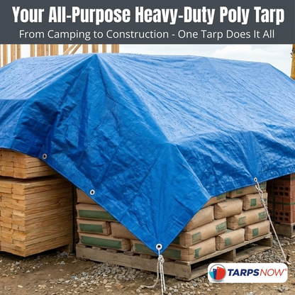 Heavy Duty PVC Coated Tarpaulin Roll – Waterproof Cover for Trucks, Trailers & Industrial Use