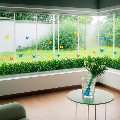 Self-Adhesive 3D Green Grass Wall Stickers