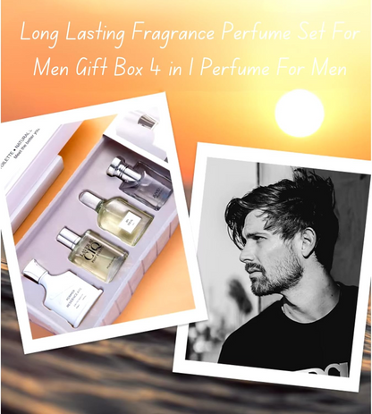 4 in 1 Men’s Perfume & Fragrance Cologne Spray Set