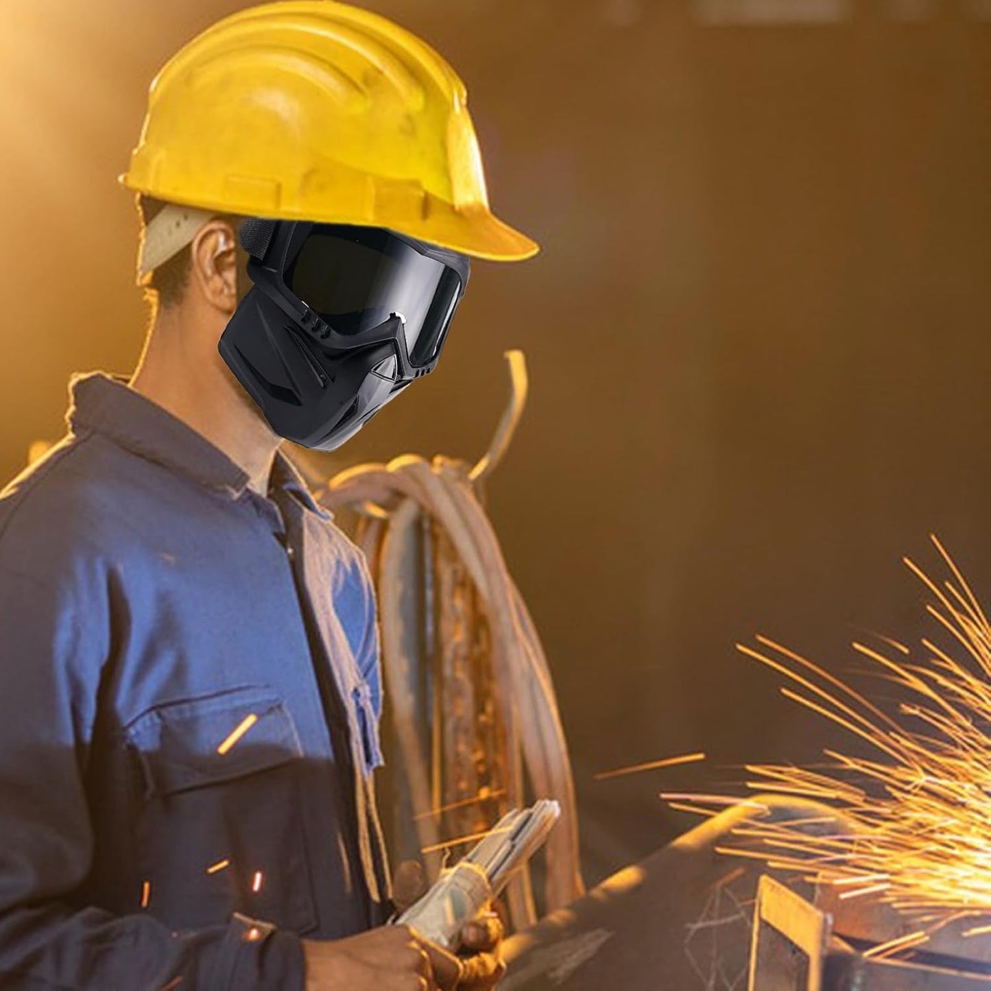 Welding Face Shield – Self-Darkening Eye Protection for Grinding & Welding