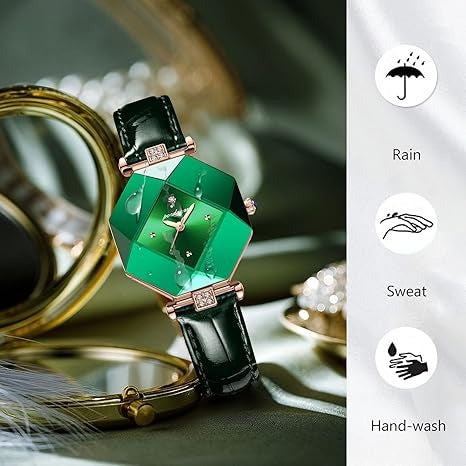 Luxury Waterproof Stainless Steel Quartz Watch for Women