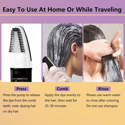 3 in 1 Herbal Hair Dye – Halal, Gentle & Full Grey Coverage