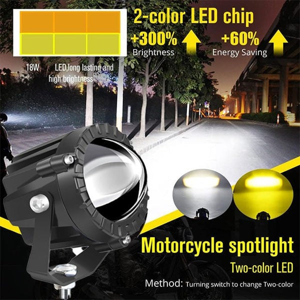 LED Laser Projector – High Beam Light for Cars & Bikes