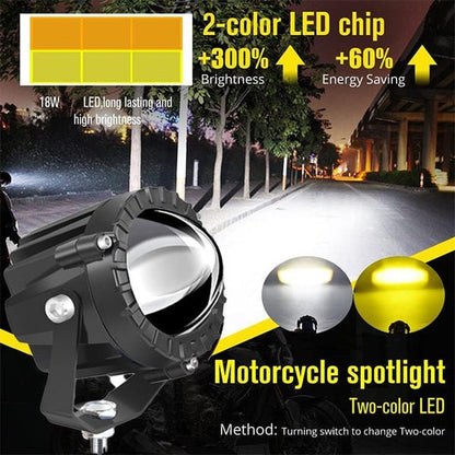 LED Laser Projector – High Beam Light for Cars & Bikes
