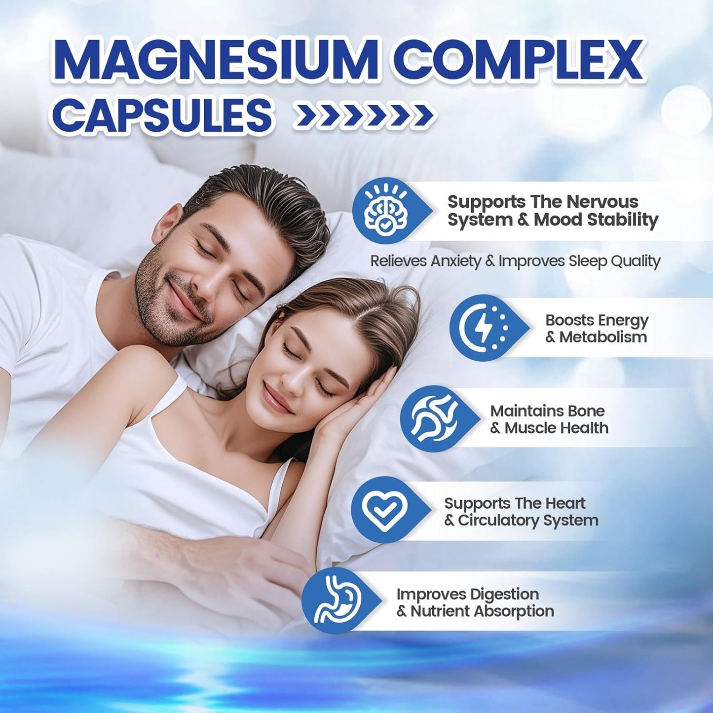 1000 mg Magnesium Capsules – Daily Mineral Support for Mind & Body