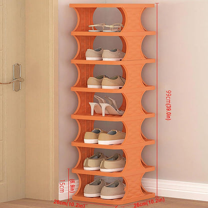 DIY 8-Tier Foldable Shoe Storage Box