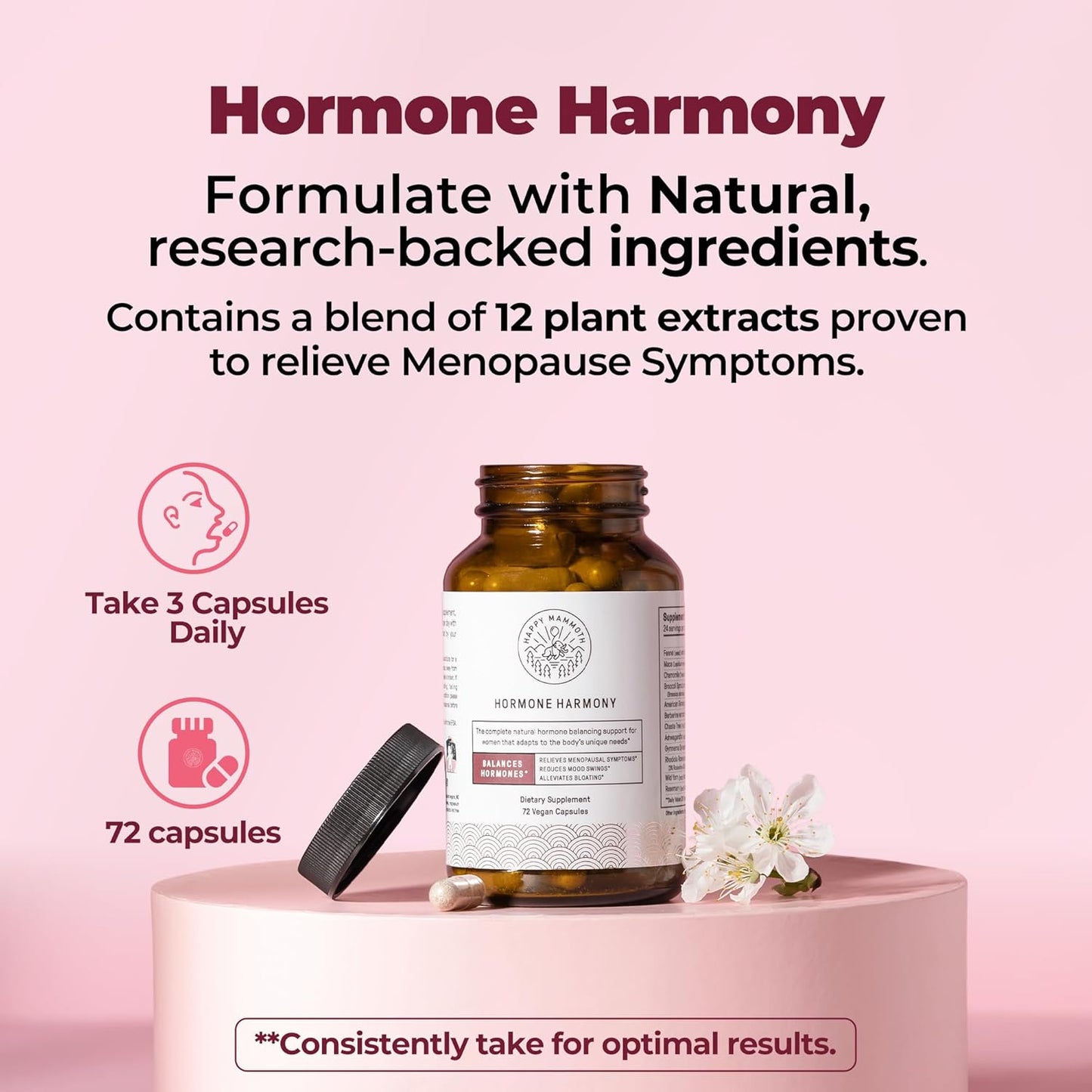 Happy Mammoth Hormone Harmony – Natural Hormonal Support for Women