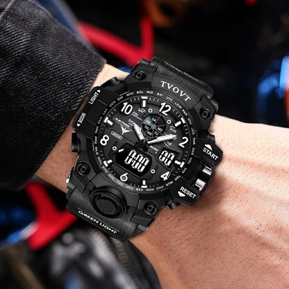 Luxury Men’s Dual Display Sports Watch
