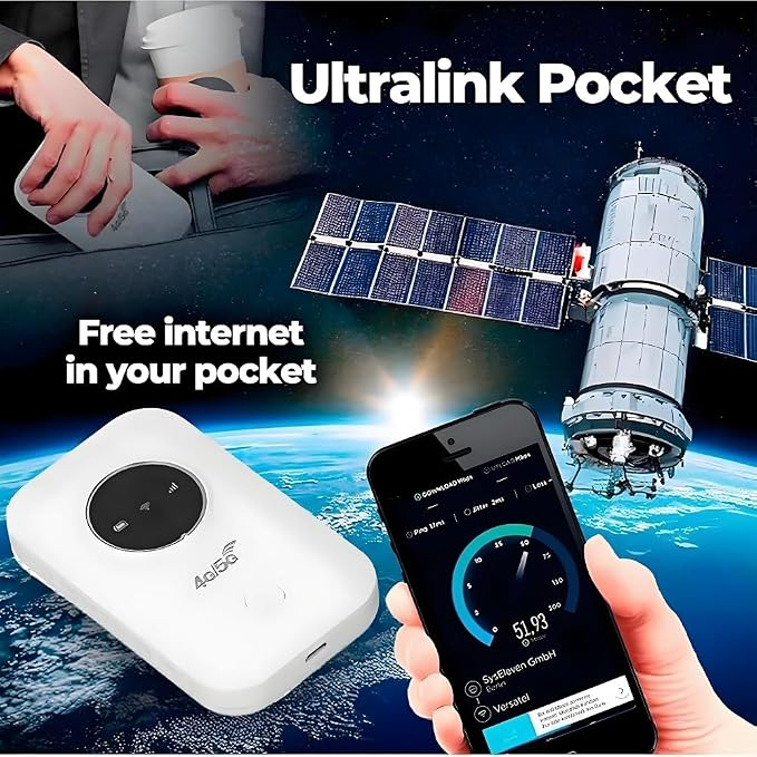 4G LTE Portable MiFi Router – Mini Travel WiFi Hotspot with SIM Card Slot