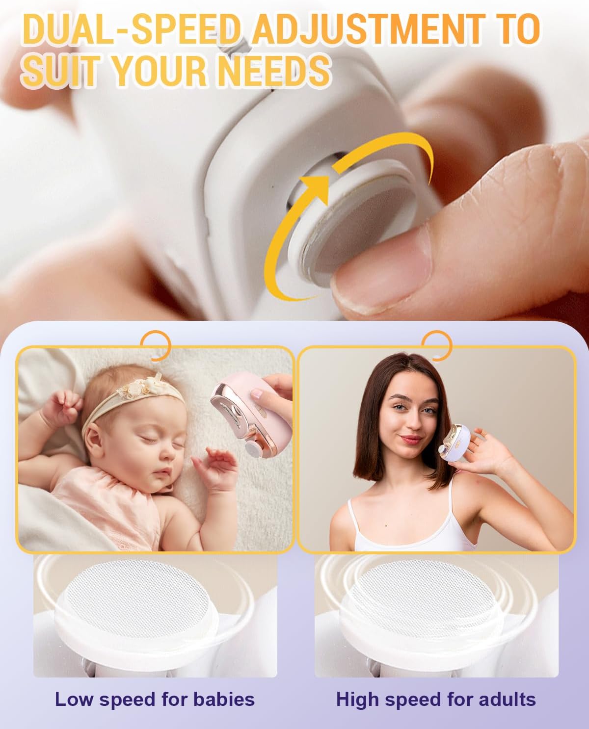 Electric 2-in-1 Nail Cutter