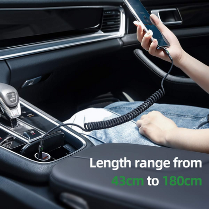 2M Retractable 4-in-1 PD Fast Charging Cable 65W USB-C Multi-Charging