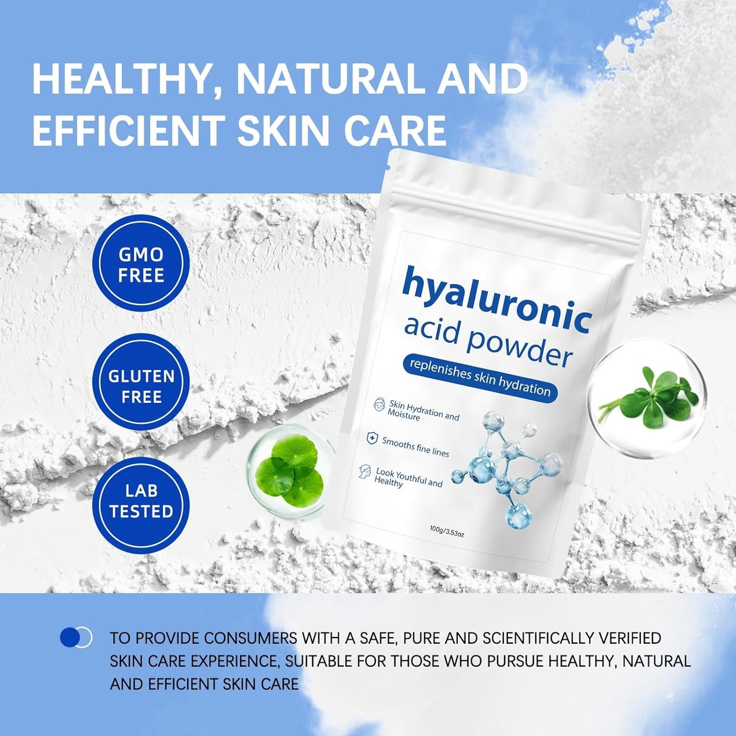 Collagen Powder with Hyaluronic Acid – Beauty & Skin Support Supplement