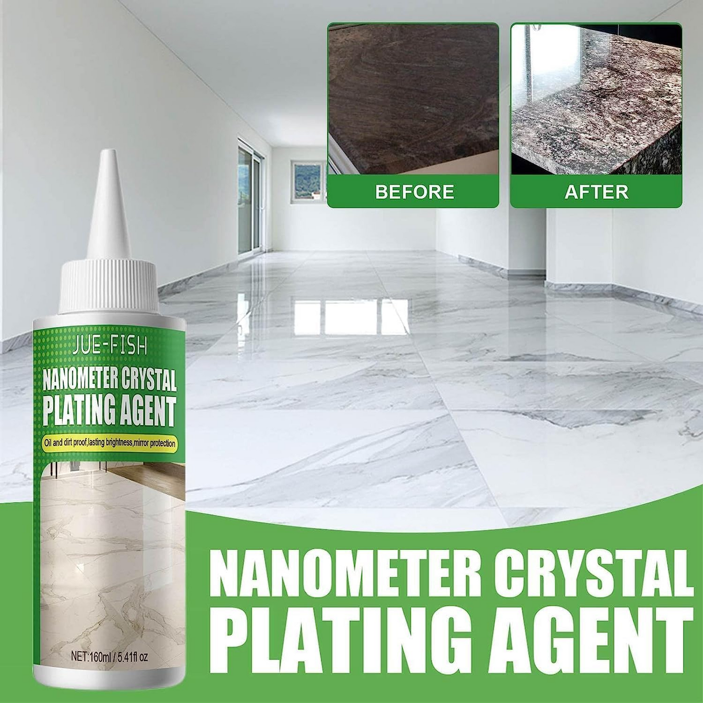 Nano Marble & Floor Polish – Scratch Repair & Surface Refurbishment Agent (50ml)