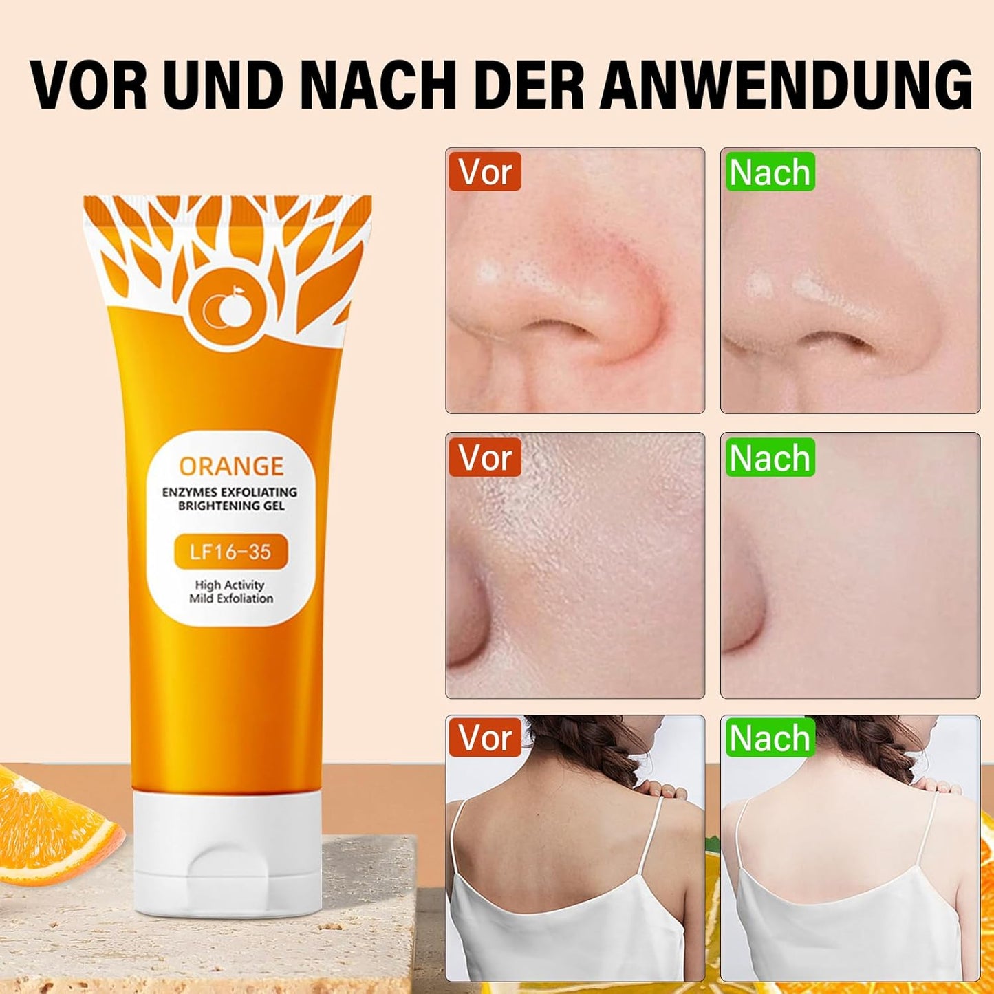Orange Enzyme Exfoliating Gel – Glow Naturally, Peel Gently