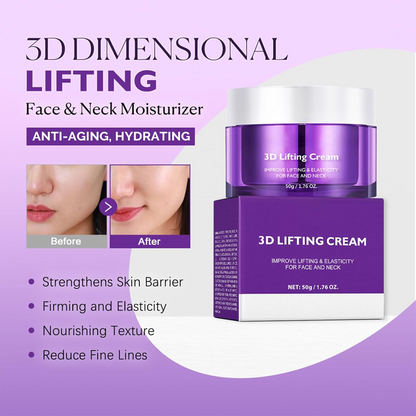 Korean 3D Lifting Cream – Peptide Complex Moisturizing Facial Cream