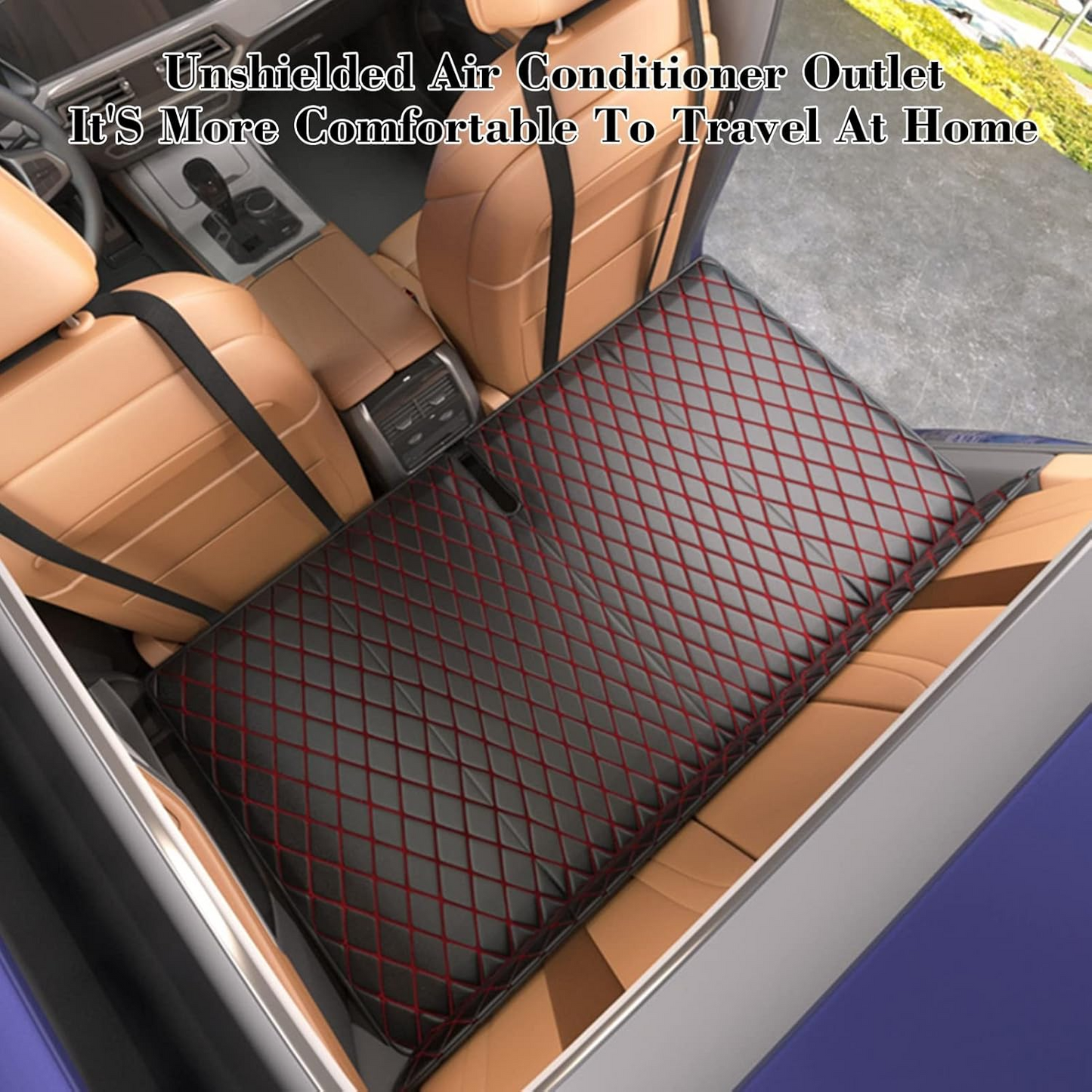 Universal Folding Car Mattress – Rear Seat Travel Bed for Camping & Road Trips