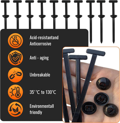 Instant Car Fix – Heavy-Duty Nylon Universal Cable Tie Buckle