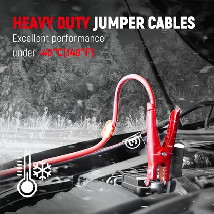 1000A Heavy Duty Jumper Cable – Emergency Car Battery Rescue Kit