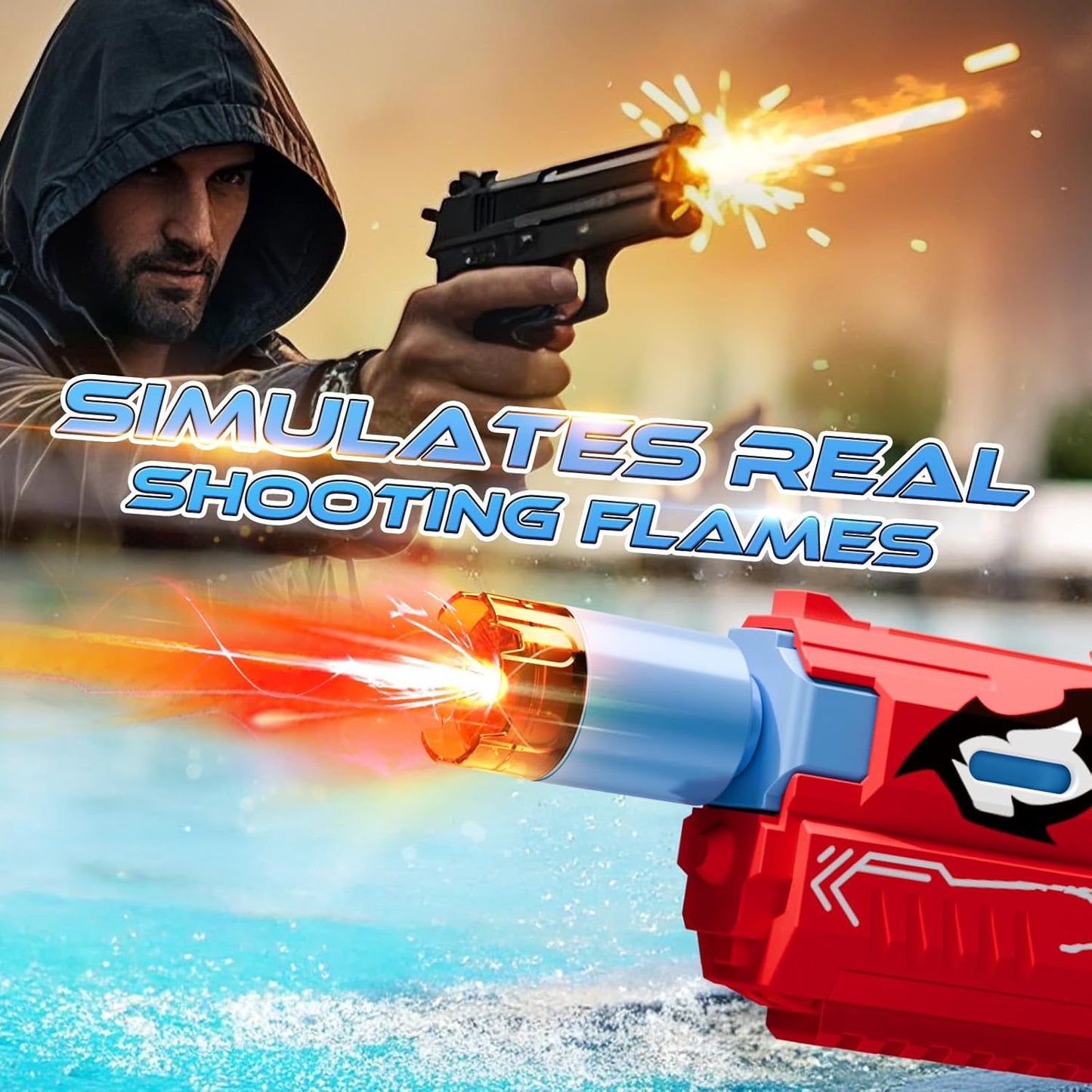Fast Mode Ice Explosion Pistol Water Gun